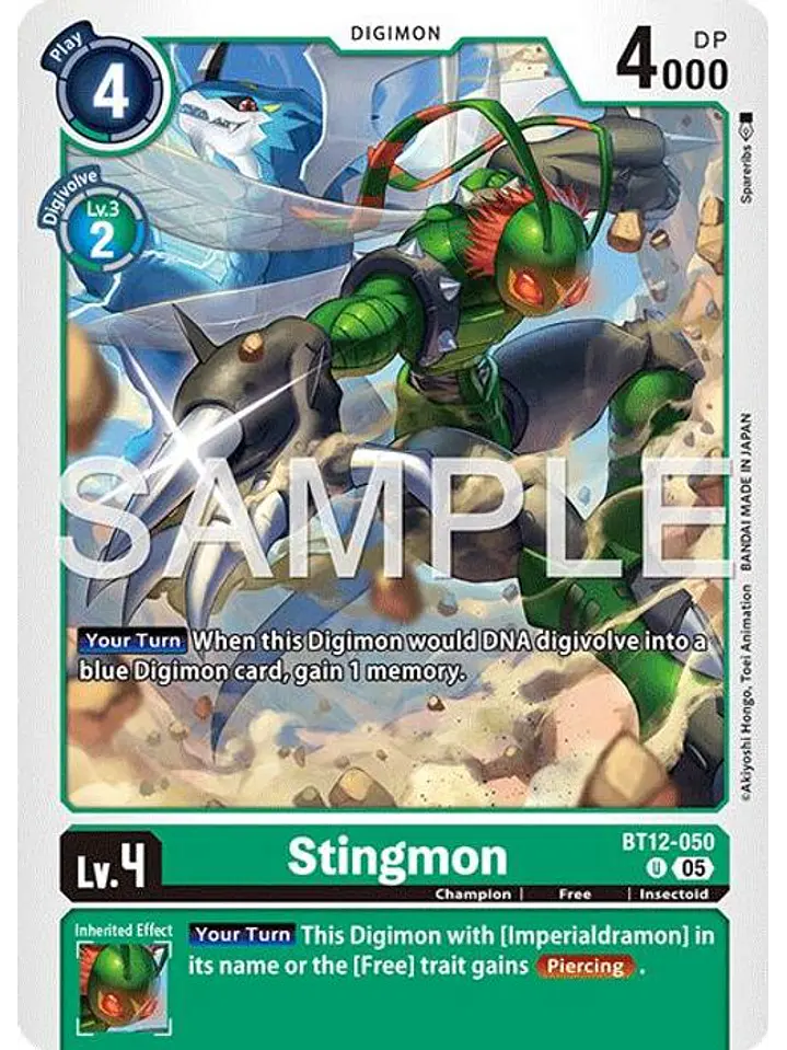 BT12-050 U Stingmon (AD01 Reprint) 1