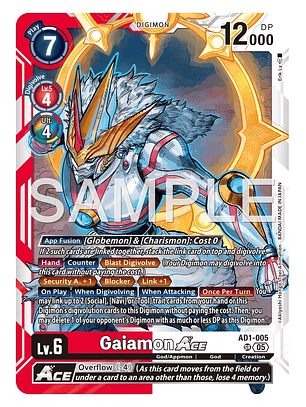 AD1-005 SR Gaiamon ACE