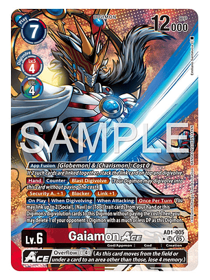AD1-005 (Alternate Art) Gaiamon ACE