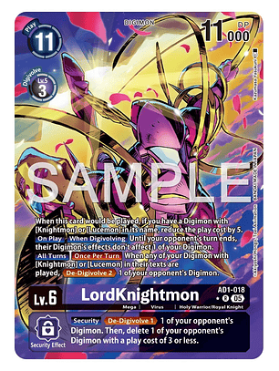 AD1-018 (Alternate Art) LordKnightmon