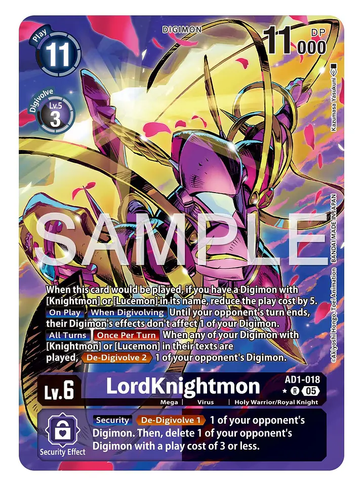 AD1-018 (Alternate Art) LordKnightmon 1