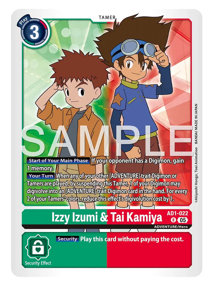 AD1-022 R Izzy Izumi & Tai Kamiya 1