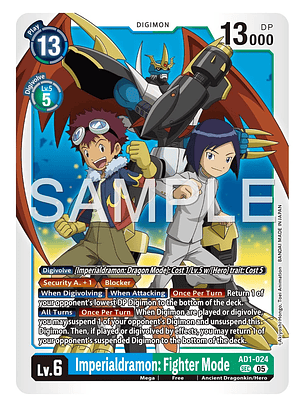 AD1-024 SEC Imperialdramon: Fighter Mode