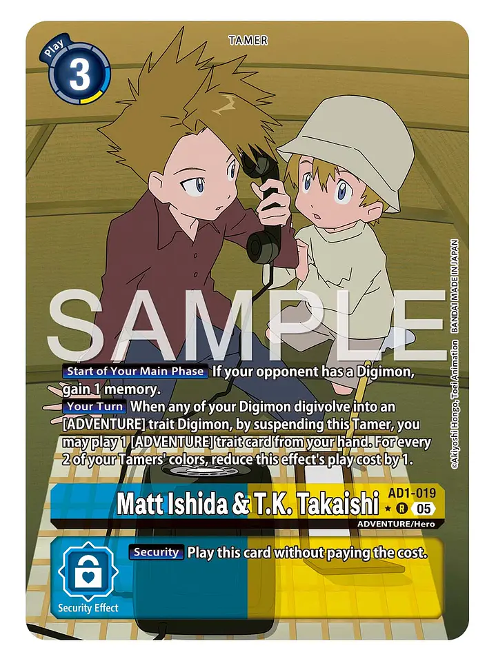 AD1-019 (Alternate Art) Matt Ishida & T.K. Takaishi 1