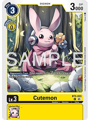 BT5-033 C Cutemon (AD01 Reprint)