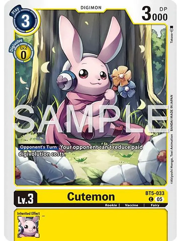 BT5-033 C Cutemon (AD01 Reprint) 1