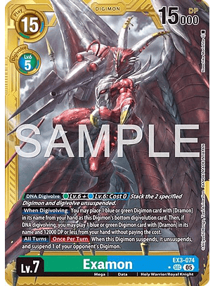 EX3-074 (Alternate Art) Examon (Gold Border)