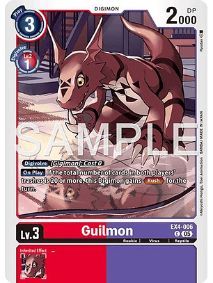 EX4-006 C Guilmon (AD01 Reprint)