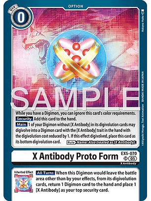 EX5-070 SR X Antibody Proto Form (AD01 Reprint)