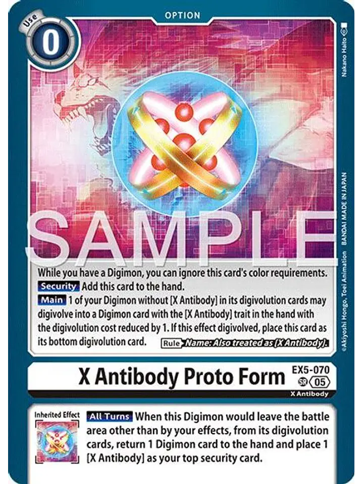 EX5-070 SR X Antibody Proto Form (AD01 Reprint) 1