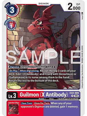 EX8-009 R Guilmon (X Antibody) (AD01 Reprint)