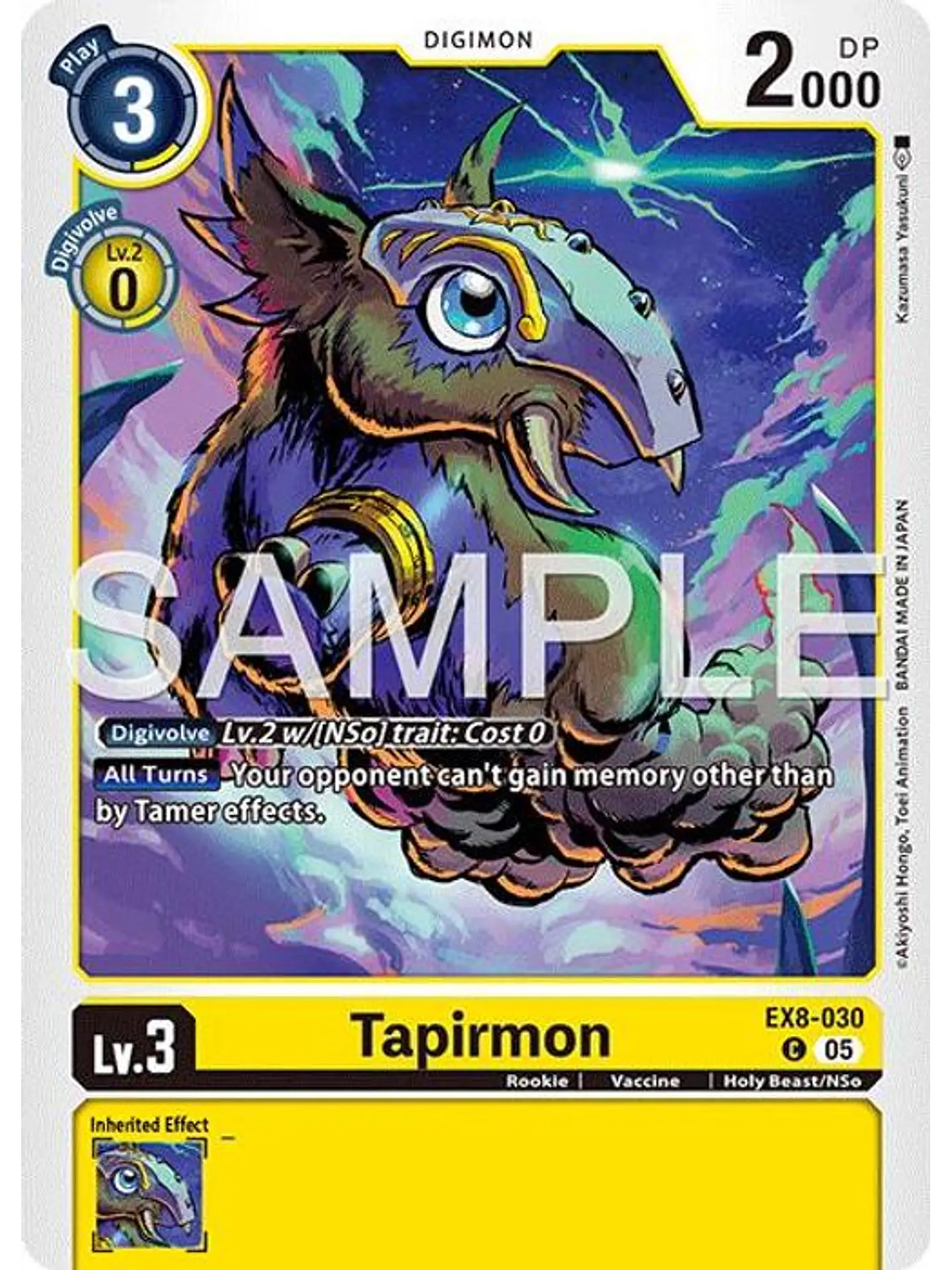 EX8-030 C Tapirmon (AD01 Reprint) 1
