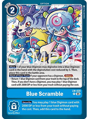 LM-028 P Blue Scramble (AD01 Reprint)