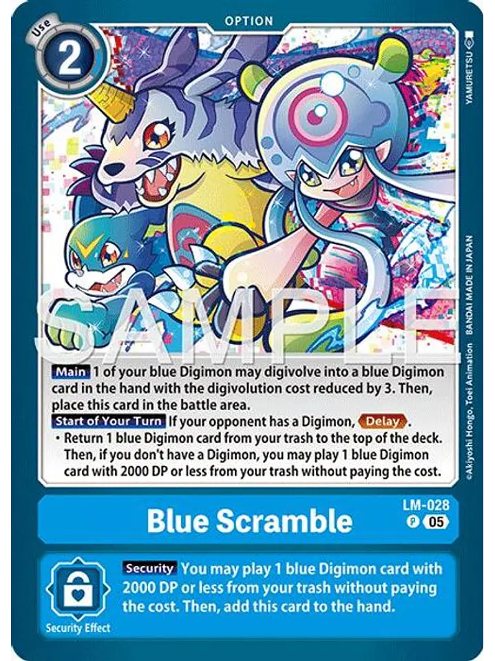 LM-028 P Blue Scramble (AD01 Reprint) 1