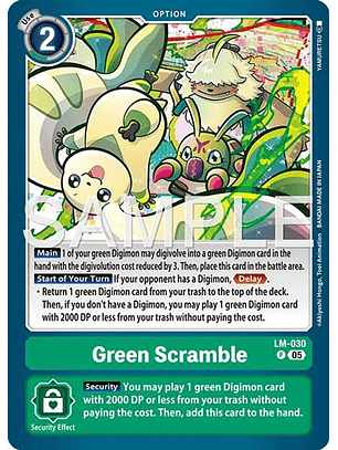 LM-030 P Green Scramble (AD01 Reprint)