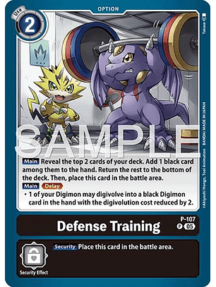 P-107 P Defense Training (AD01 Reprint)