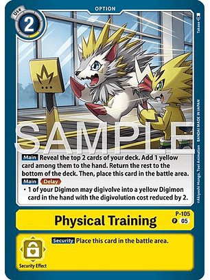 P-105 P Physical Training (AD01 Reprint)