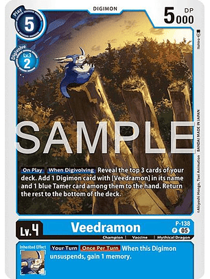 P-138 P Veedramon (AD01 Reprint)