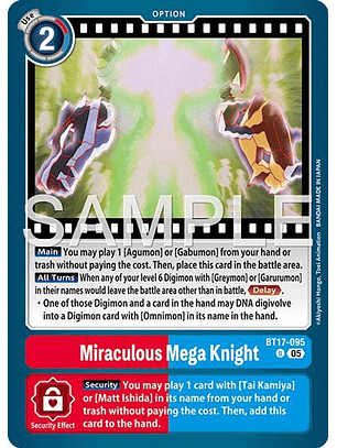 BT17-095 U Miraculous Mega Knight (AD01 Reprint)