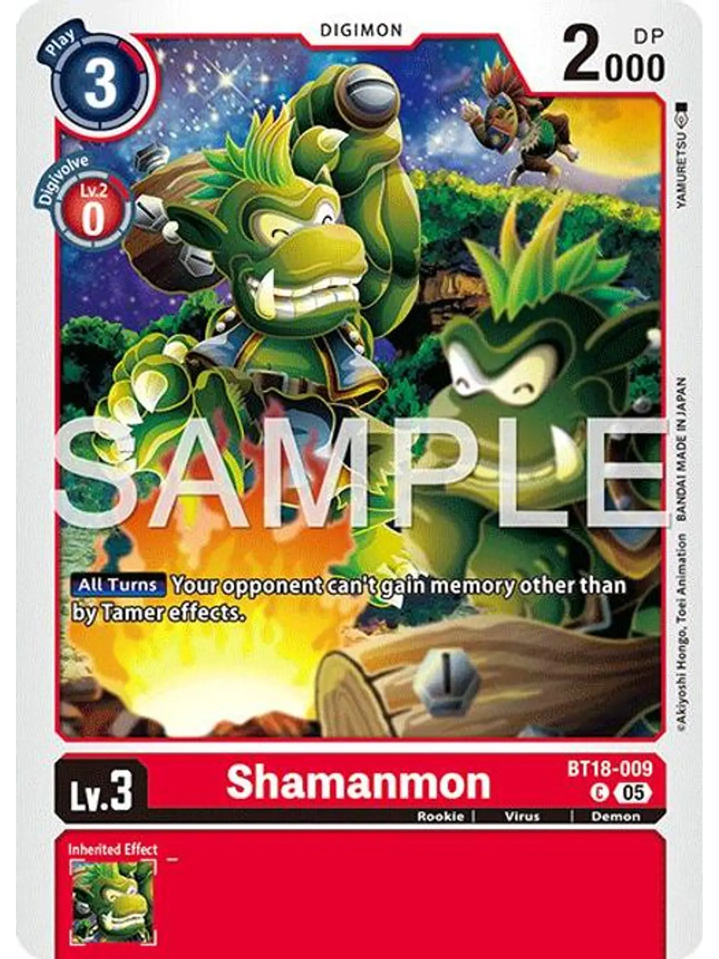 BT18-009 C Shamanmon (AD01 Reprint) 1