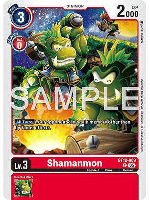 BT18-009 C Shamanmon (AD01 Reprint)