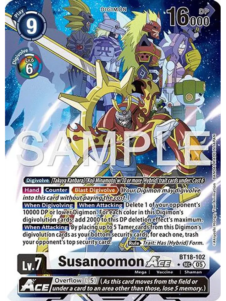 BT18-102 (Alternate Art) Susanoomon ACE 1
