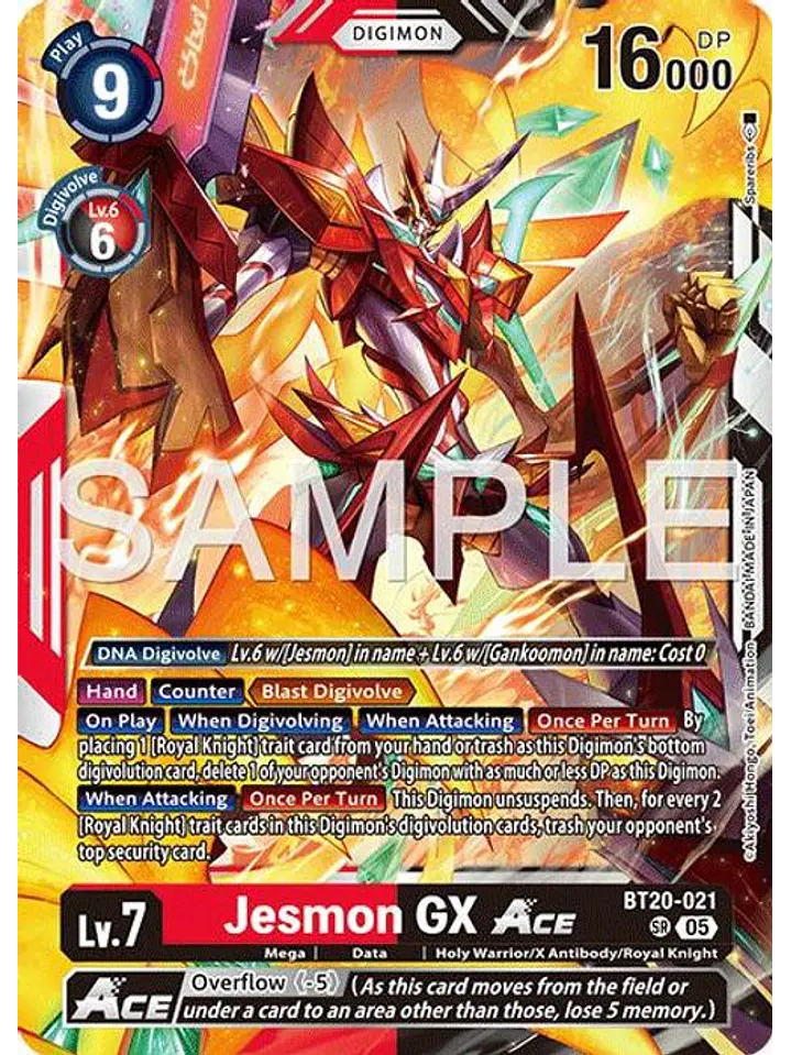 BT20-021 SR Jesmon GX ACE (AD01 Reprint) 1