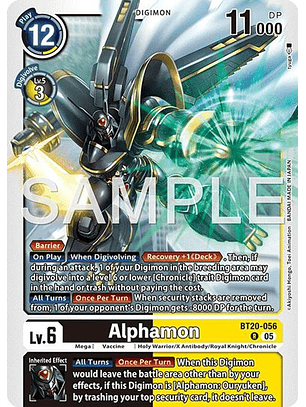 BT20-056 R Alphamon (AD01 Reprint)