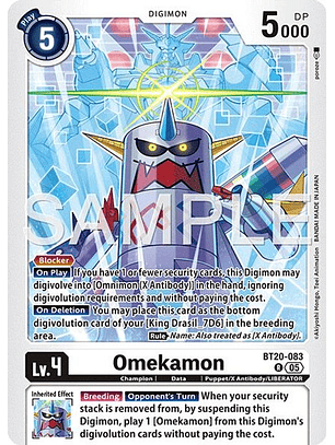 BT20-083 R Omekamon (AD01 Reprint)