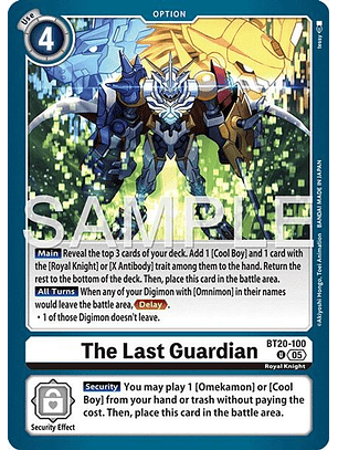 BT20-100 U The Last Guardian (AD01 Reprint)