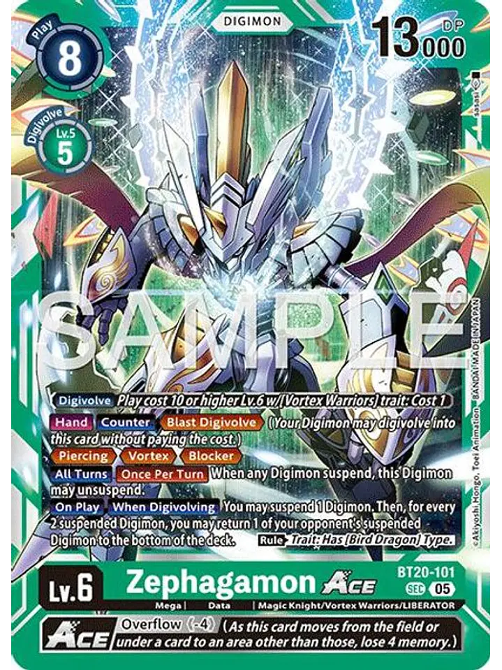 BT20-101 SEC Zephagamon ACE (AD01 Reprint) 1
