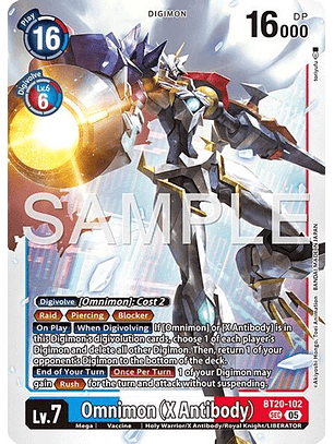 BT20-102 SEC Omnimon (X Antibody) (AD01 Reprint)