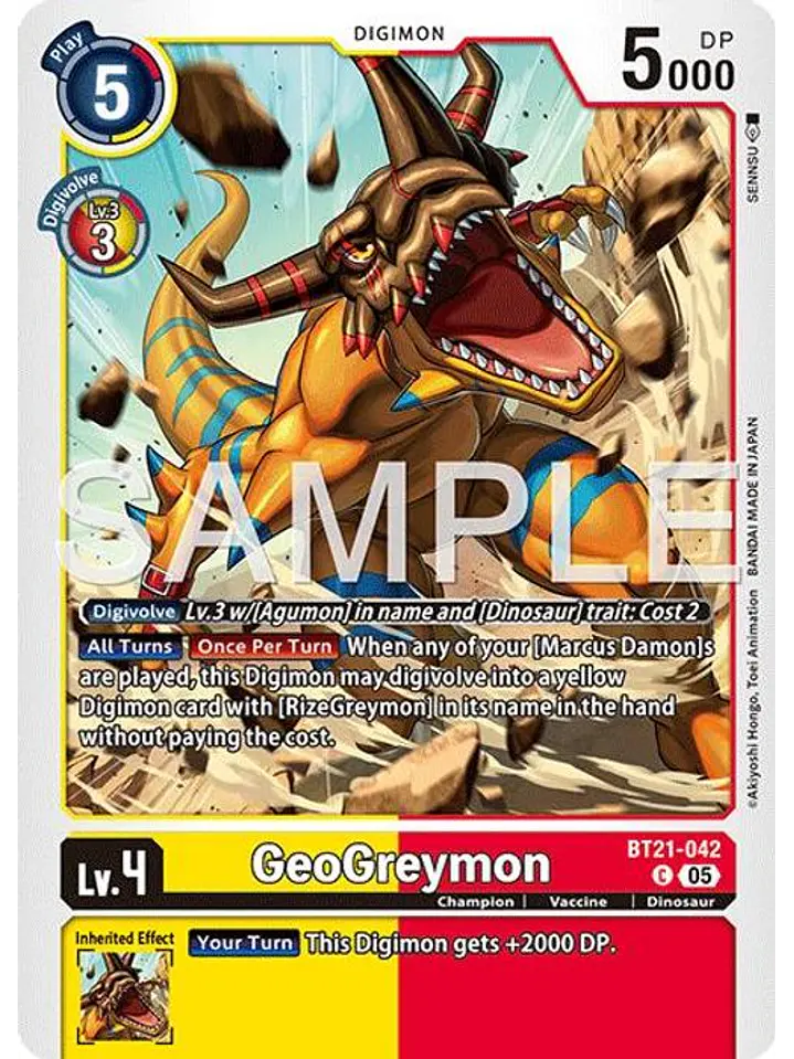BT21-042 C GeoGreymon (AD01 Reprint) 1