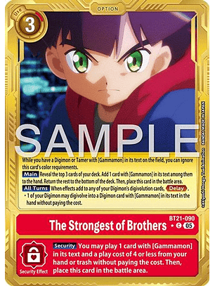 BT21-090 (Alternate Art) The Strongest of Brothers (Gold Border)