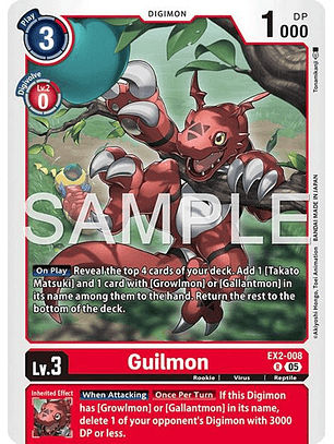 EX2-008 R Guilmon (AD01 Reprint)