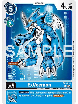 EX1-014 C ExVeemon (AD01 Reprint)