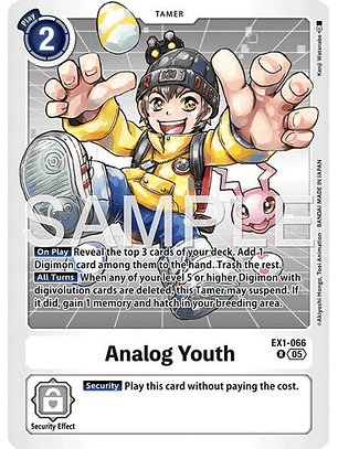EX1-066 R Analog Youth (AD01 Reprint)
