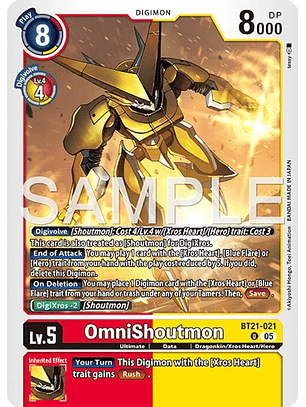 BT21-021 U OmniShoutmon (AD01 Reprint)