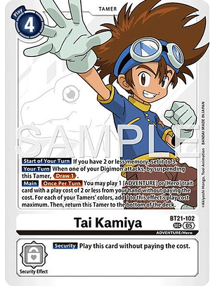 BT21-102 SEC Tai Kamiya (AD01 Reprint)
