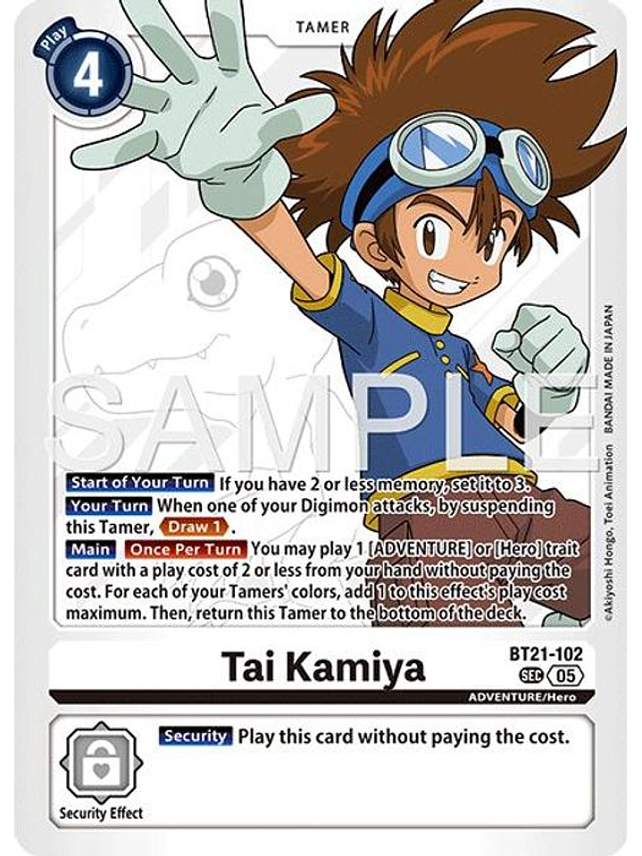 BT21-102 SEC Tai Kamiya (AD01 Reprint) 1