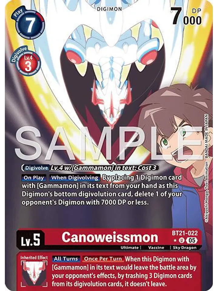 BT21-022 (Alternate Art) Canoweissmon 1