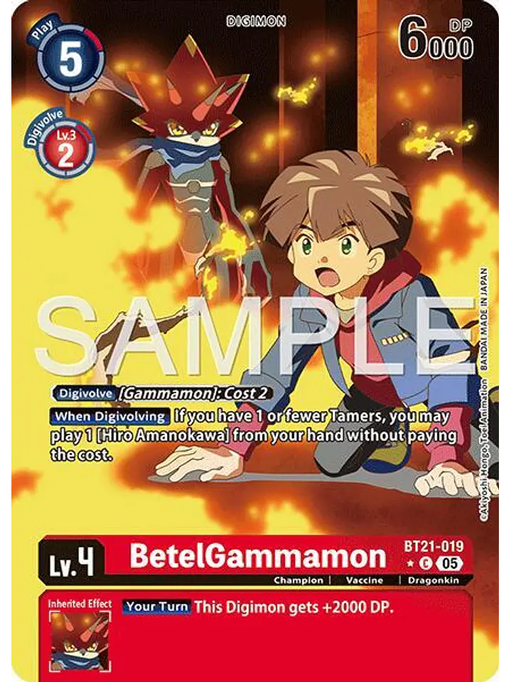 BT21-019 (Alternate Art) BetelGammamon 1