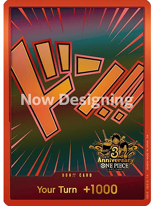 DON!! Card Japanese 3rd Anniversary Set