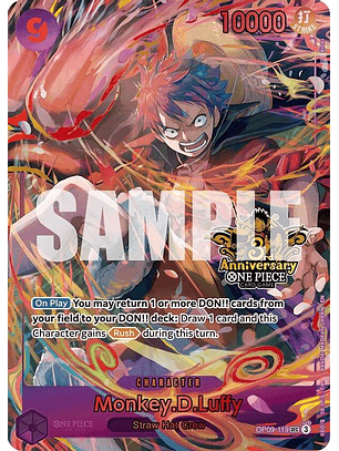 OP09-119 (Alternate Art) Monkey.D.Luffy