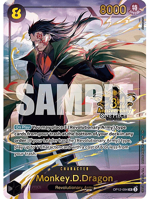 OP12-094 (Alternate Art) Monkey.D.Dragon