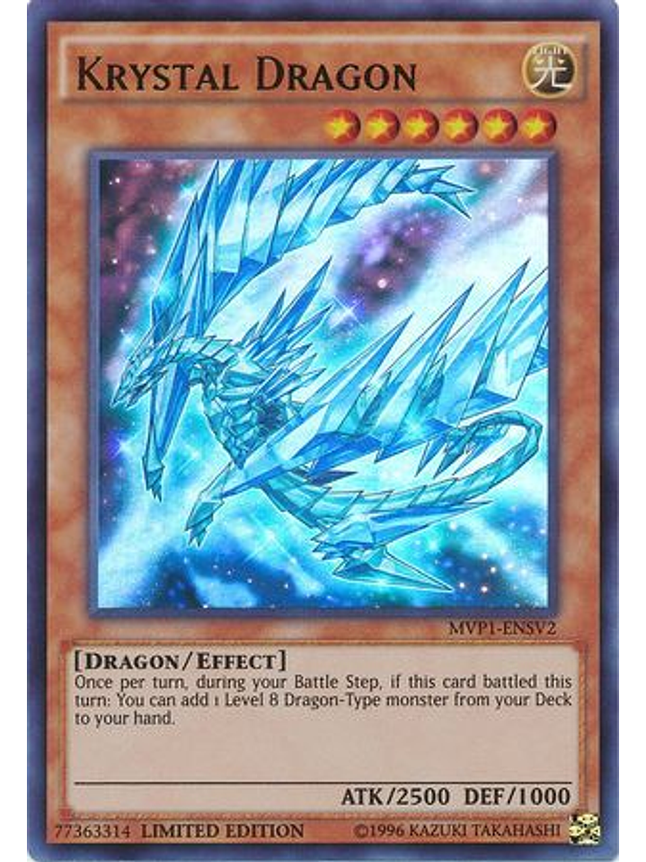 Krystal Dragon - MVP1-ENSV2 - Ultra Rare 1st Edition 1