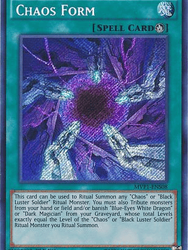 Chaos Form - MVP1-ENS08 - Secret Rare 1st Edition