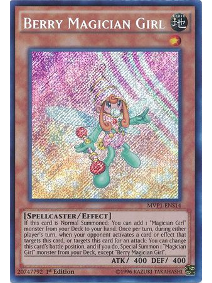 Berry Magician Girl - MVP1-ENS14 - Secret Rare 1st Edition 1