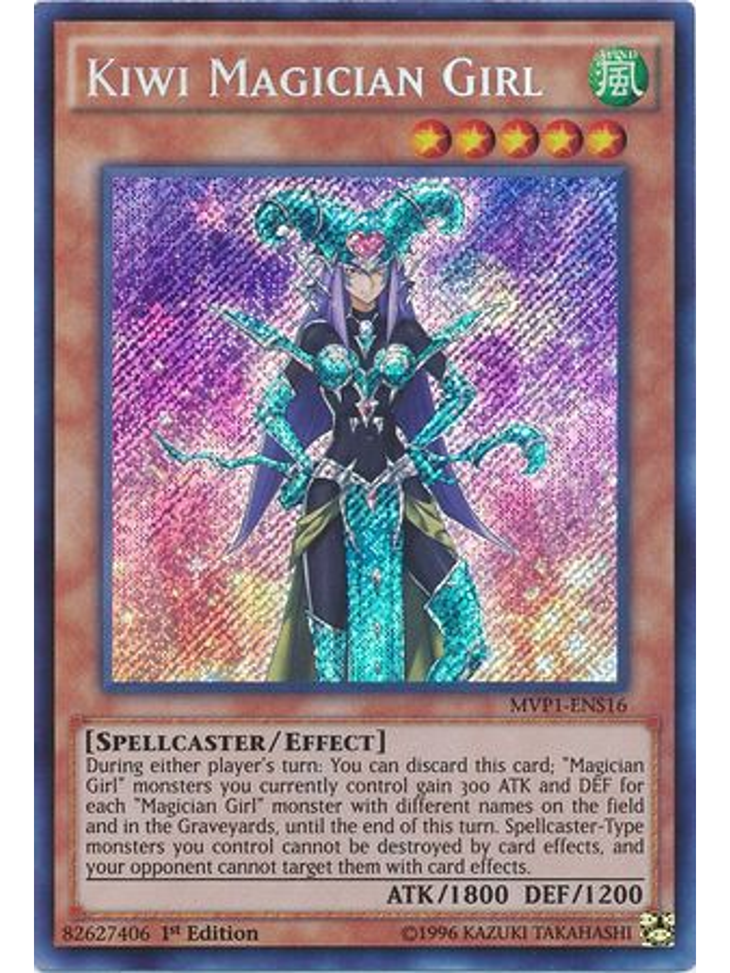 Kiwi Magician Girl - MVP1-ENS16 - Secret Rare 1st Edition 1