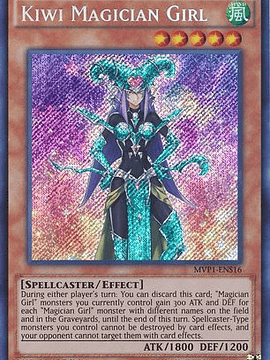 Kiwi Magician Girl - MVP1-ENS16 - Secret Rare 1st Edition